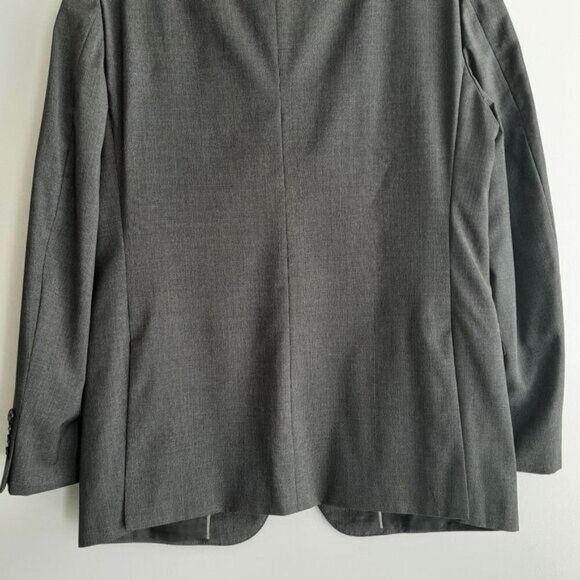 Z ZEGNA Turati 100% Wool Blazer Jacket Gray Men's Sz 44 R - Picture 11 of 15
